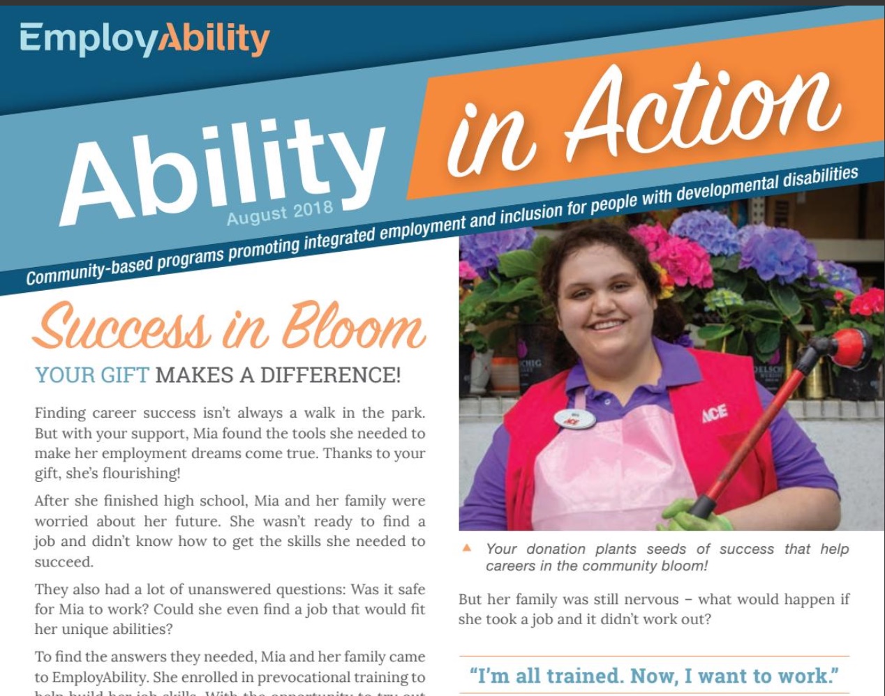 EmployAbility newsletter preview